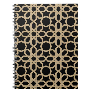 Islamitisch Arabisch Geometrisch Patroonontwerp Ab Notitieboek