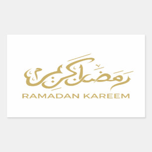 Islamitisch Arabisch Ramadan Kareem Rechthoekige Sticker