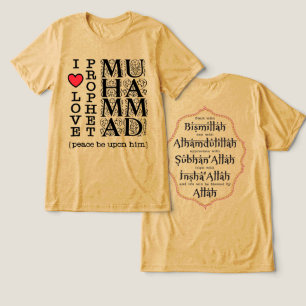 Islamitisch cadeau Moslim cadeau Halal bescheiden Tri-Blend Shirt