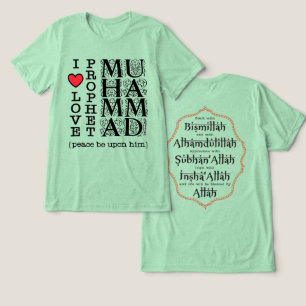 Islamitisch cadeau Moslim cadeau Halal bescheiden Tri-Blend Shirt