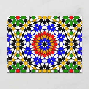 Islamitisch geometrisch briefkaart