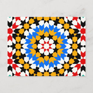 Islamitisch geometrisch briefkaart