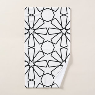 Islamitisch Geometrisch Patroon Arabisch Ontwerp Handdoek