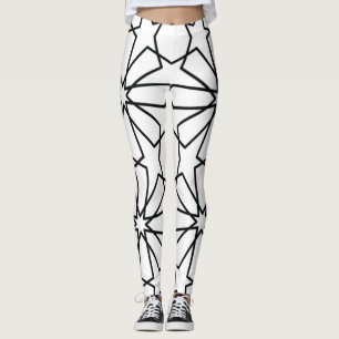 Islamitisch Geometrisch Patroon Arabisch Ontwerp Leggings