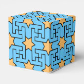 Islamitisch geometrisch patroon bedankdoosjes (Achterkant)