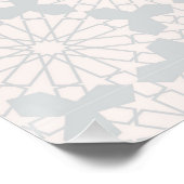 Islamitisch geometrisch patroon perfect poster (Hoek)