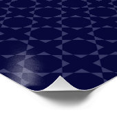 Islamitisch geometrisch patroon perfect poster (Hoek)
