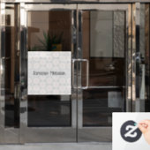 Islamitisch geometrisch patroon raamsticker (Kantoordeur)