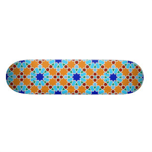 Islamitisch geometrisch patroon skateboard