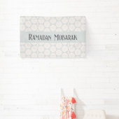 Islamitisch geometrisch patroon spandoek (Insitu)