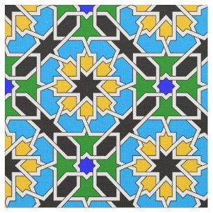 Islamitisch geometrisch patroon stof