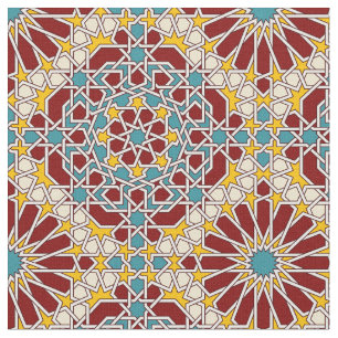 Islamitisch geometrisch patroon stof