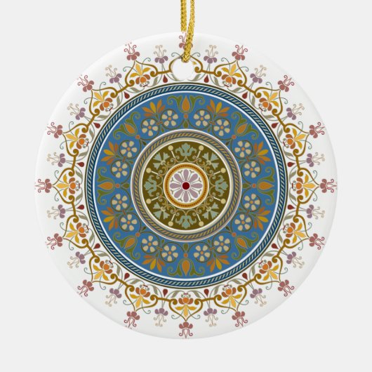 islamitisch patroonontwerp keramisch ornament (Voorkant)