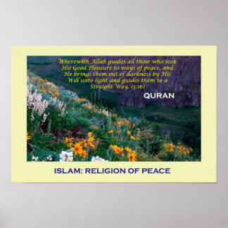 Islamitisch Poster (islam-religie voor de vrede)