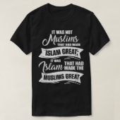 Islamitische Allah Religieuze Moskee Quran Ramadan T-shirt (Design voorkant)