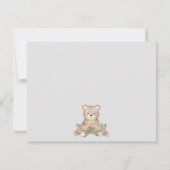 Islamitische Baby Aankondiging met Foto (Achterkant)