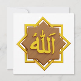 Islamitische bruiloft Flat Kaart