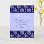 Islamitische damask dua feliciteert trouwkaart kaart (Gele Bloem)