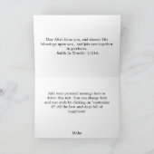 Islamitische elegante bismillah bruiloft verloving kaart (Binnen)