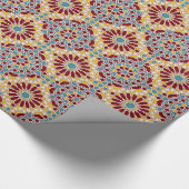 Islamitische geometrische patronen cadeaupapier (Hoek)