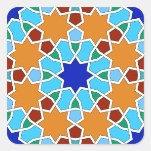 Islamitische geometrische patroon sticker