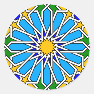 Islamitische geometrische patroon sticker