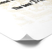 Islamitische Hadith van profeet Muhammed, Manners Poster (Hoek)