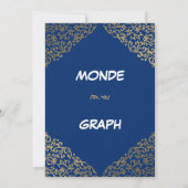 Islamitische huwelijksuitnodigingen Kunst Kaart (Achterkant)