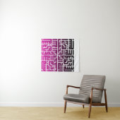 Islamitische kalligrafiemmuur Kunsthanger Wandkleed (In Situ (horizontaal))