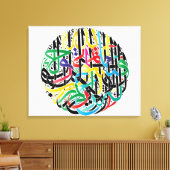 Islamitische Kunst, Islamitische Kalligrafie, Arab Canvas Afdruk (Insitu (Woonkamer))