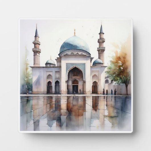 islamitische kunst islamitische moskee fotoplaat (Voorkant)