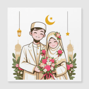 Islamitische kunst Nikah islamitische bruidegom en