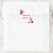 Islamitische kunst van Ramadan Mubarak Vierkante Sticker (Tas)