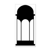 islamitische lantaarnstempel 	rubberstempel (Afrduk)