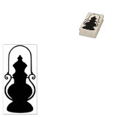 islamitische lantaarnstempel 	rubberstempel (Gestempeld)