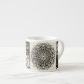 Islamitische Majolica Pottery Tegel Pattern Espresso Kop (Voorkant rechts)