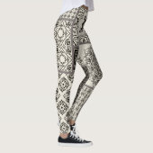 Islamitische Majolica Pottery Tegel Pattern Leggings (Rechts)