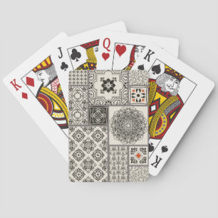 Islamitische Majolica Pottery Tegel Pattern Pokerkaarten