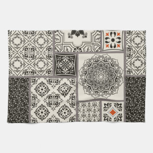 Islamitische Majolica Pottery Tegel Pattern Theedoek