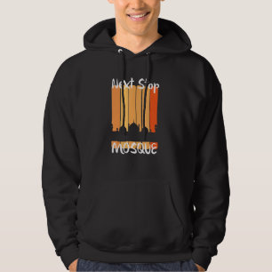 Islamitische moslimmoskee Masjid Retro Graphics Hoodie