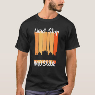 Islamitische moslimmoskee Masjid Retro Graphics T-shirt