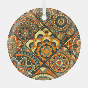 islamitische motieven, decoratief naadloos. glas ornament