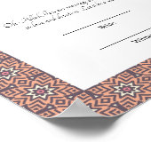 islamitische nikkah certificaat poster (Hoek)