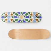 Islamitische patroon achtergrond skateboard (Horizontaal)