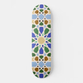 Islamitische patroon achtergrond skateboard (Voorkant)