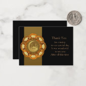 Islamitische Patroon Moskee Dank u kaart Notitiekaartje (Voorkant / Achterkant in situ)