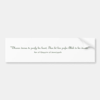 Islamitische prijszettingssticker bumpersticker