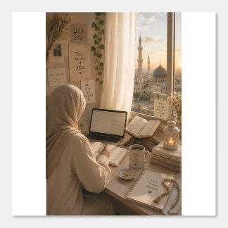 Islamitische studie esthetische achtergrond voor m behang