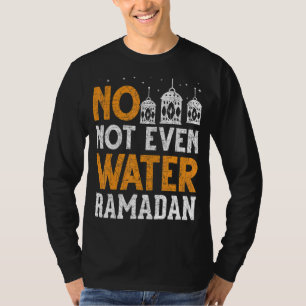 islamitische viering moslim niet eens water ramad t-shirt