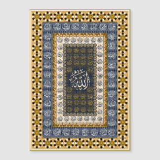 Islamitische wandkunst Allah Namen Calligrafie Geo